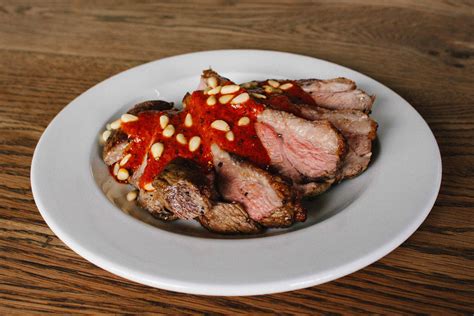 Pan Roasted Lamb Rump With Harissa And Pine Nuts — Frankie Fenner Meat