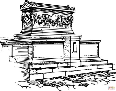 sarcophagus coloring page  printable coloring pages