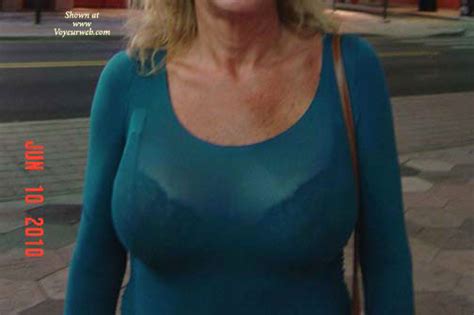Wife Dressed Sexy Sheer Out And About June 2010