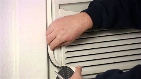 install air conditioner weather seals window air conditioners youtube
