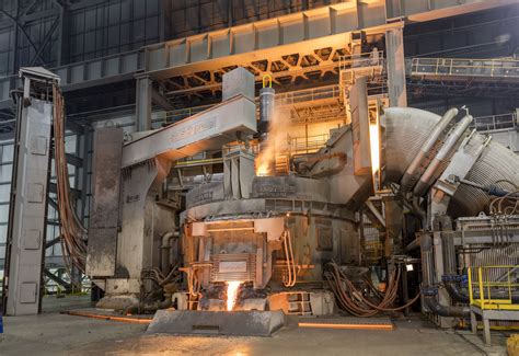 electric arc furnace  stainless steel process