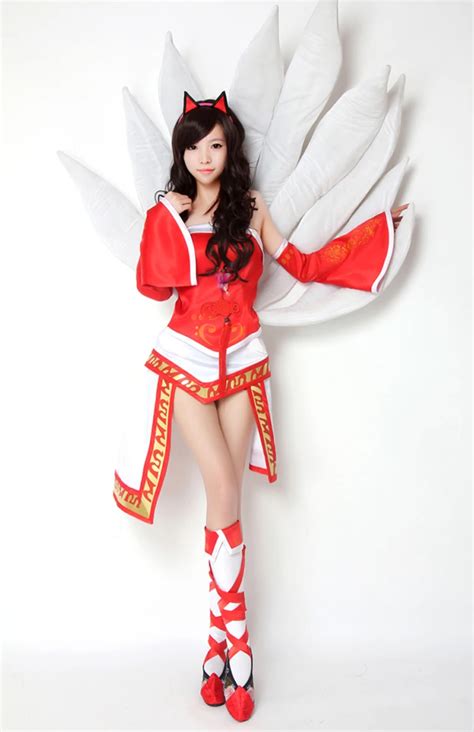 Lol Ahri Cosplay Costume Set Hot Sex Picture