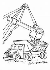 Construction Coloring Vehicle Pages Printable Books Last sketch template
