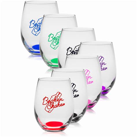 Personalized 9 Oz Libbey Stemless Wine Glasses 207 Discountmugs