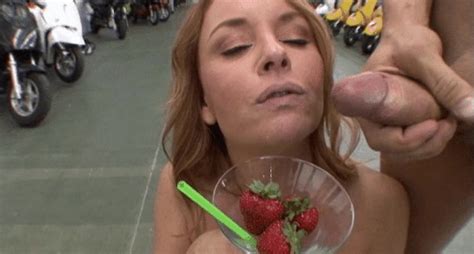 hot milf janet eat strawberries in sperm s 8 pics xhamster