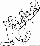 Coloring Goofy Disney Walt Pages Coloringpages101 Characters Cartoon sketch template