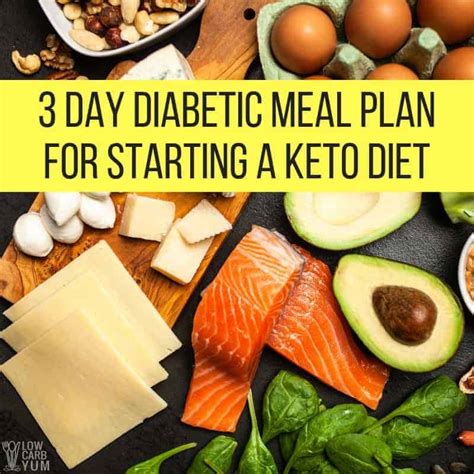 day diabetic meal plan  starting  keto diet
