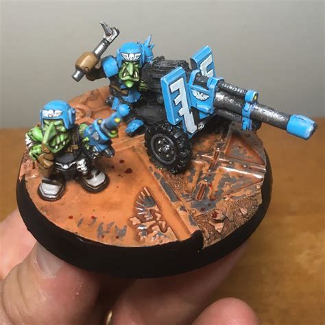 grot guard test models  time   favourite blue warhammer