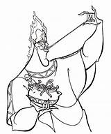Hades Hercules Villain Outlines Coloriage sketch template