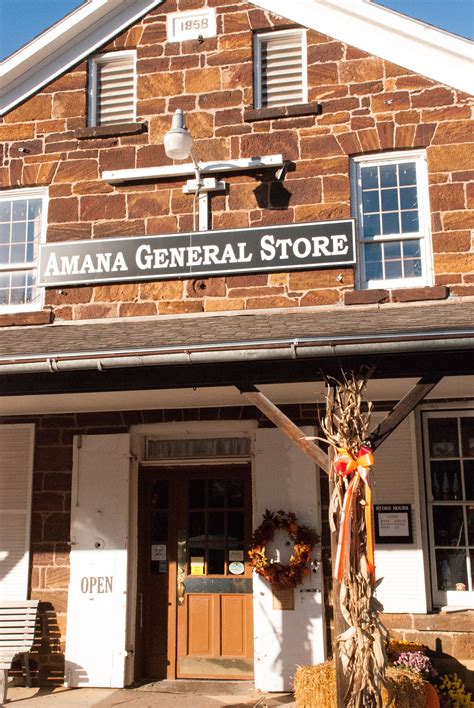 general store  amana iowa historic places  architecture pinterest general store