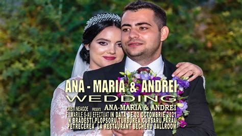 ana maria andrei wedding teaser youtube