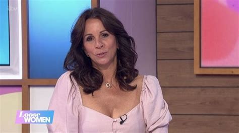 Loose Women S Andrea Mclean Thrills In Plunging Outfit