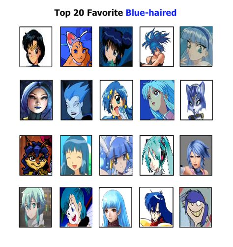mewmewspikes top  blue haired characters  mewmewspike  deviantart