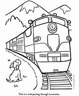 Track Train Railway Drawing Coloring Getdrawings sketch template