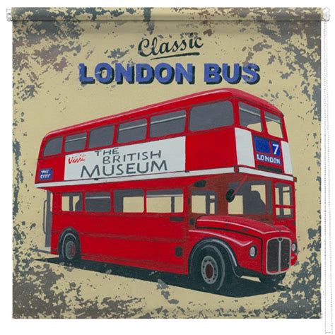 london bus printed blind martin wiscombe picture printed blinds