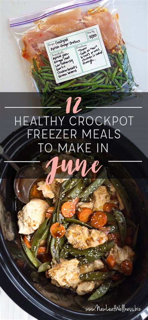 12 Healthy Crockpot Freezer Meals To Make In June Money Saving Mom®