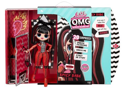 Buy L O L Surprise Omg Spicy Babe Fashion Doll With 20 Surprises