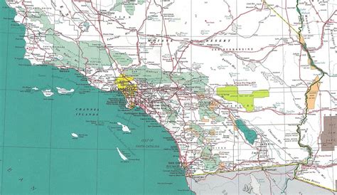 maps southern california road map