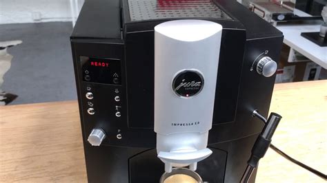 jura impressa  espresso machine test watery coffee   grind finer  youtube