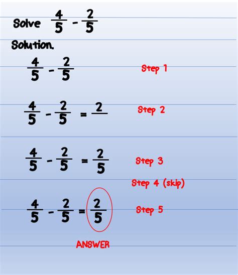 addition  subtraction  similar fractions math lover