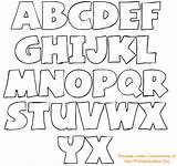 Letters Alphabet Printable Cut Letter Templates Trace Block Stencils Fancy Bubble Stencil Print Alphabets Template Tracing 3d Color Drawing Fonts sketch template