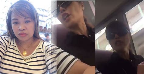 Video Of A Racist Chinese Women Shouted A Filipina Because