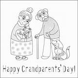 Grandparents Coloring Pages Happy Kids Printables Color Parents Grand Printable Worksheets Bestcoloringpagesforkids Choose Board sketch template