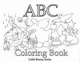Coloring Abc Book Cover Pages Printable Pdf Alphabet Animal Letter Colouring Printablee Bunny Little Via Above Click Getcolorings Seuss Dr sketch template
