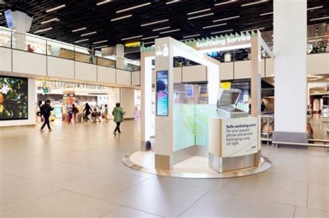 schiphol installed  baggage drop  point
