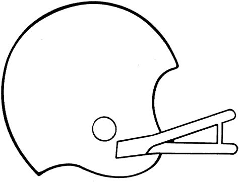 blank football helmet coloring page coloring pages  kids