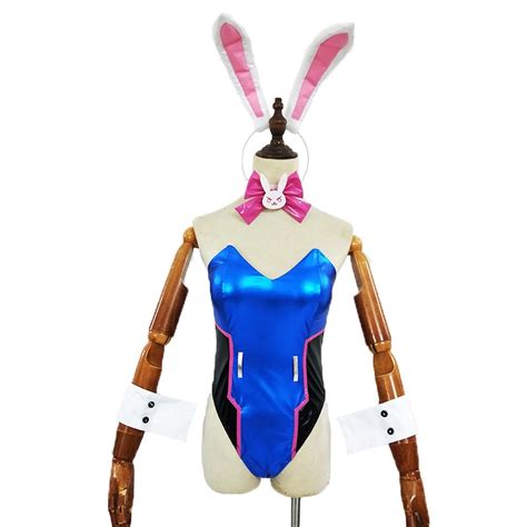 women cosplay costume dva bunny girl suits sexy cute party costumes