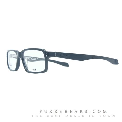 oakley fatcat polished black prescription glasses