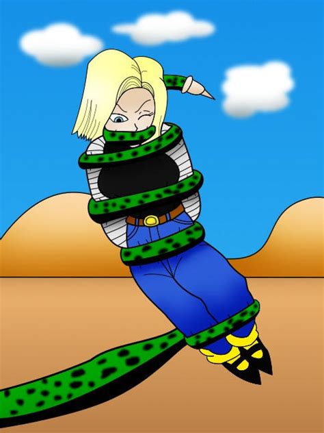Android 18 In Cells Bound By Hansolo14 On Deviantart