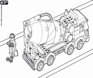 truck  worker  lego city coloring page printable game