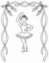 Coloring Pages Dance Ballet Printable Sheets Kids sketch template