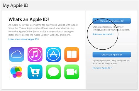 forgot apple id password