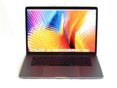 space gray apple macbook pro   touch bar laptop  ghz