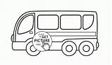 Coloring Bus City Pages Kids Wuppsy Transportation sketch template