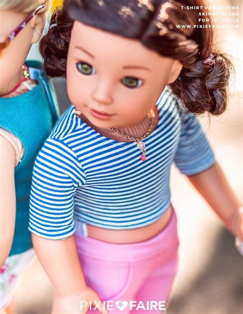 skinny jeans 18 inch doll clothes pattern pdf download