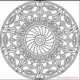 Mandala Sonne Ausmalen sketch template