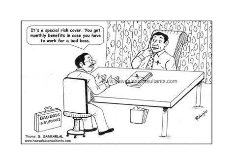 Sankarlals Cartoons Insurance Against Bad Boss