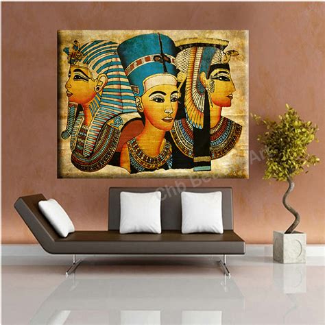 2016 Pharaoh Egypt Canvas Art Modern Abstract Oil Painting