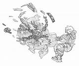 Paladin Coloring Howitzer sketch template