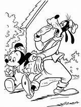 Coloring Goofy Disney Pages Popular sketch template