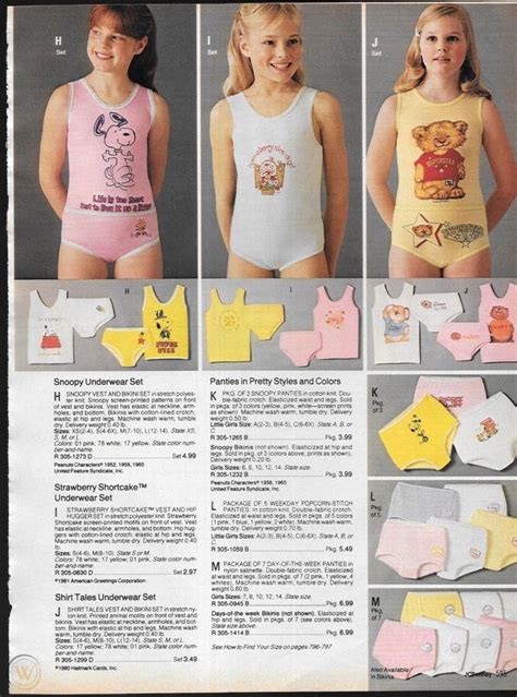 Vintage Catalog Lingerie Underwear Character Undies Photo Clippings