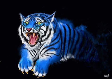 blue tiger etsy