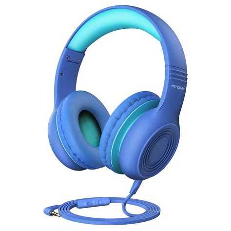 mpow ch kids headphones  baby  teen switchable volume limited safe headphones wsharing