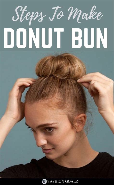 tutorial     hair donut bun easy bun hairstyles hair
