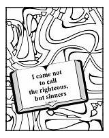 Sin Coloring Bible Pages Translation James King sketch template