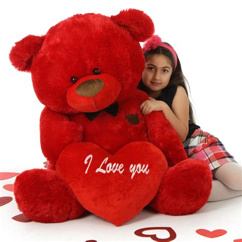 big red valentines teddy bear  bow tie  plush  love  heart